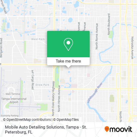 Mobile Auto Detailing Solutions map
