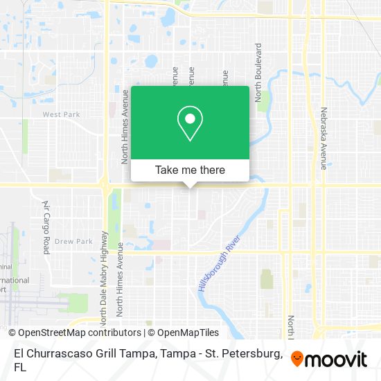 El Churrascaso Grill Tampa map