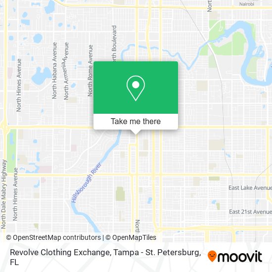 Revolve Clothing Exchange map