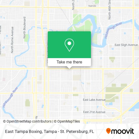 East Tampa Boxing map