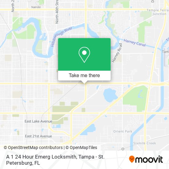 Mapa de A 1 24 Hour Emerg Locksmith