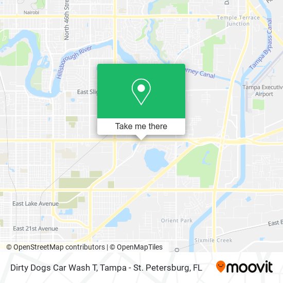 Dirty Dogs Car Wash T map