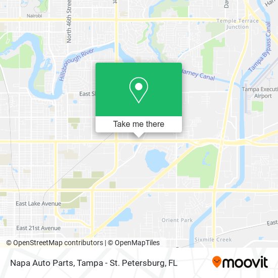 Mapa de Napa Auto Parts