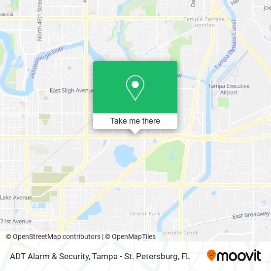 ADT Alarm & Security map