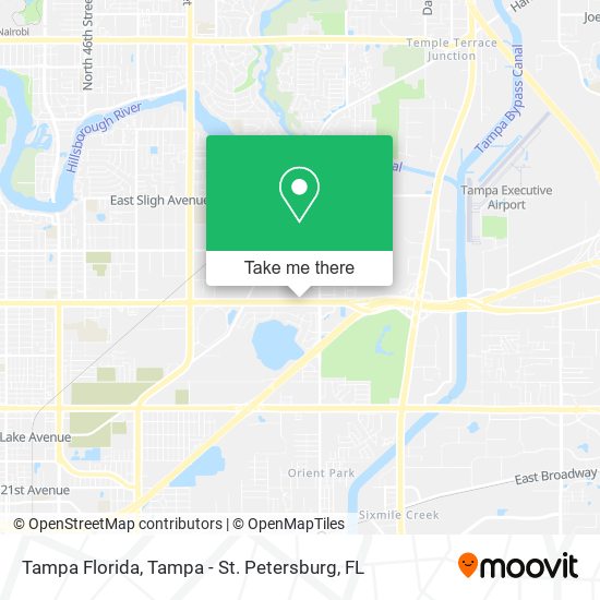 Mapa de Tampa Florida