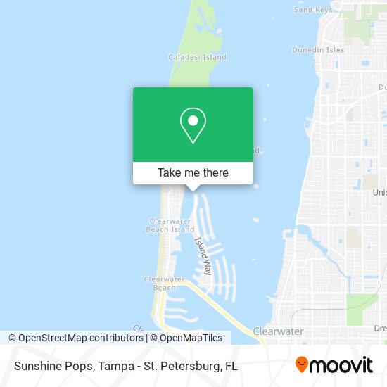 Sunshine Pops map