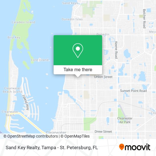 Mapa de Sand Key Realty