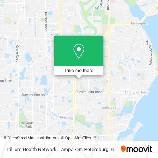 Trillium Health Network map
