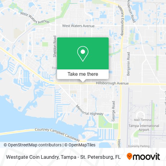 Westgate Coin Laundry map