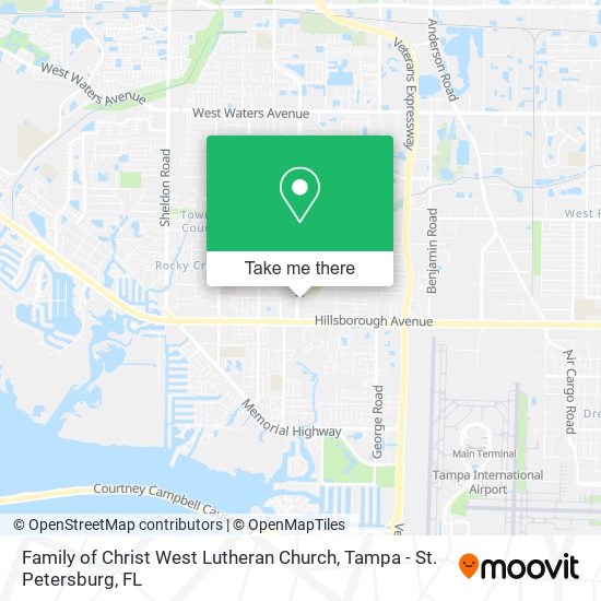 Mapa de Family of Christ West Lutheran Church