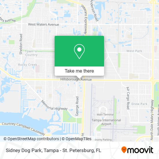Mapa de Sidney Dog Park