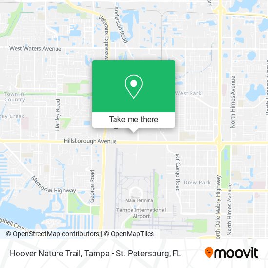 Hoover Nature Trail map
