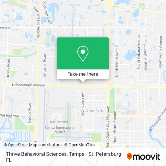 Thrive Behavioral Sciences map