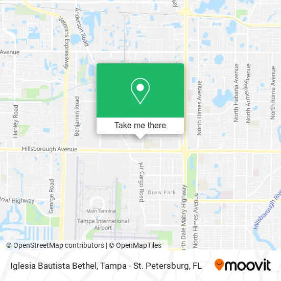 Mapa de Iglesia Bautista Bethel