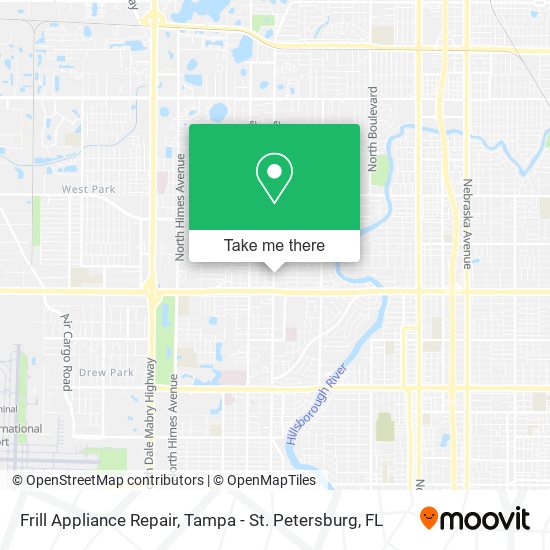Frill Appliance Repair map