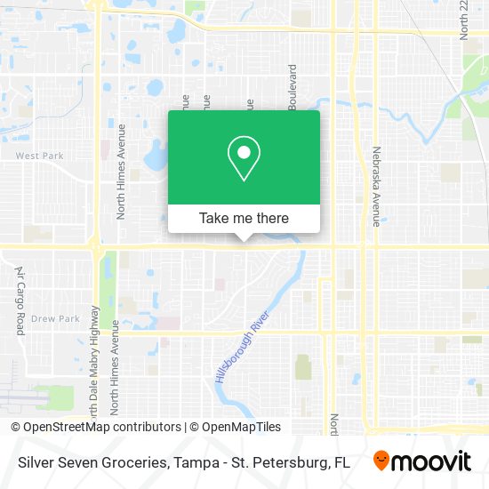 Silver Seven Groceries map