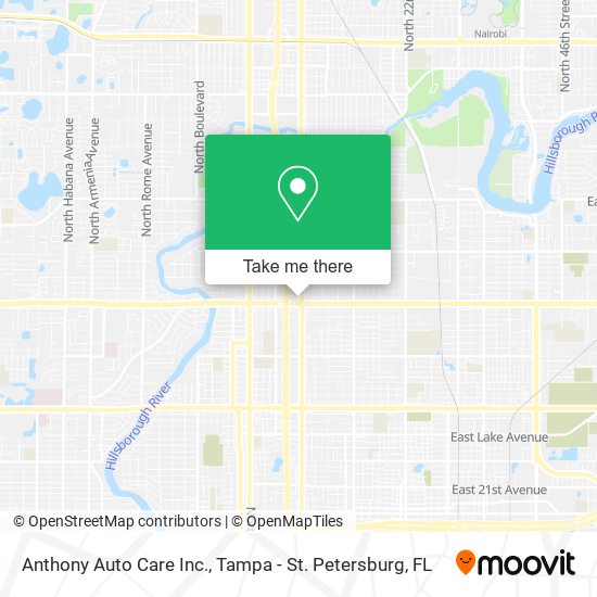 Anthony Auto Care Inc. map