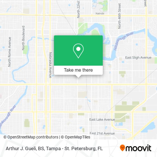 Arthur J. Gueli, BS map