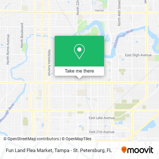 Mapa de Fun Land Flea Market