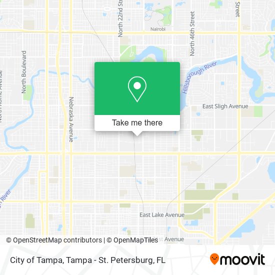 City of Tampa map