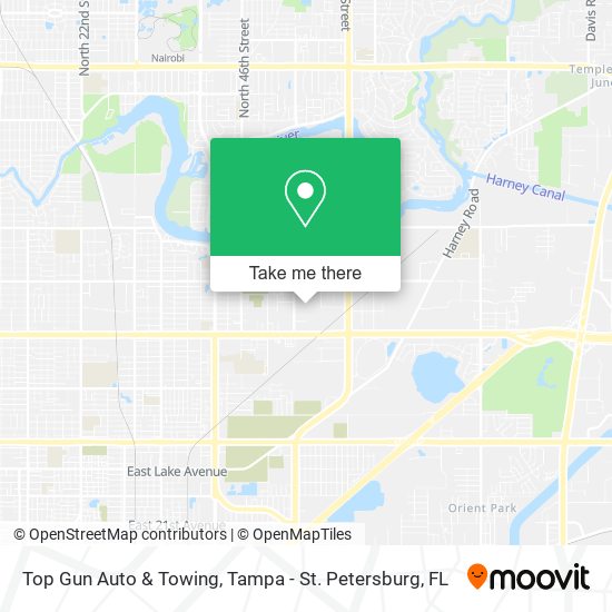 Top Gun Auto & Towing map