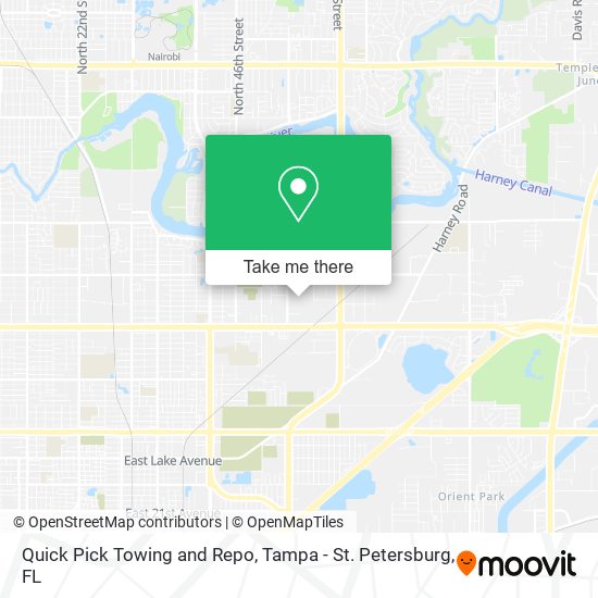 Quick Pick Towing and Repo map