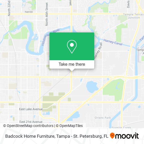 Mapa de Badcock Home Furniture