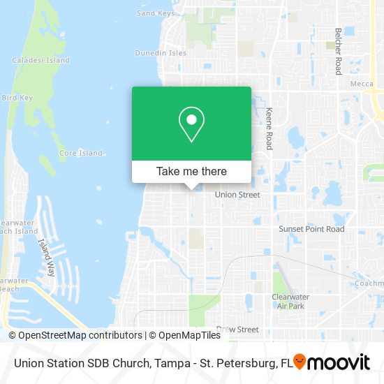 Mapa de Union Station SDB Church