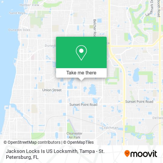 Mapa de Jackson Locks Is US Locksmith