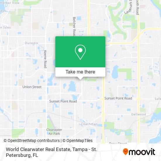 World Clearwater Real Estate map