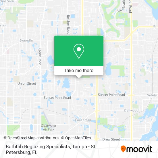 Bathtub Reglazing Specialists map