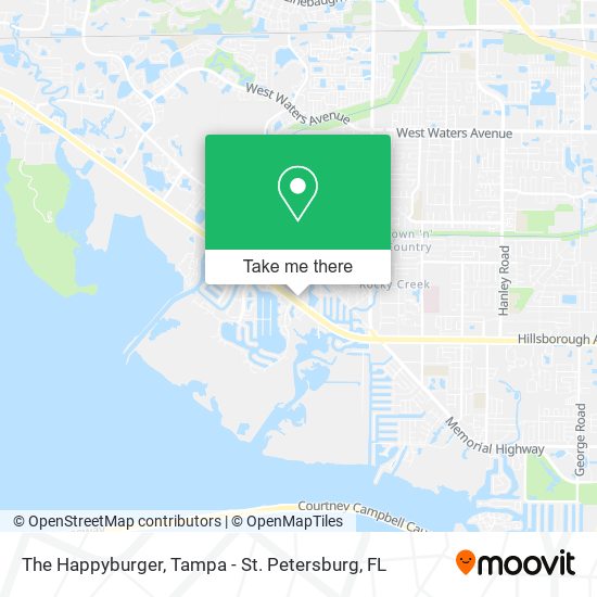 The Happyburger map