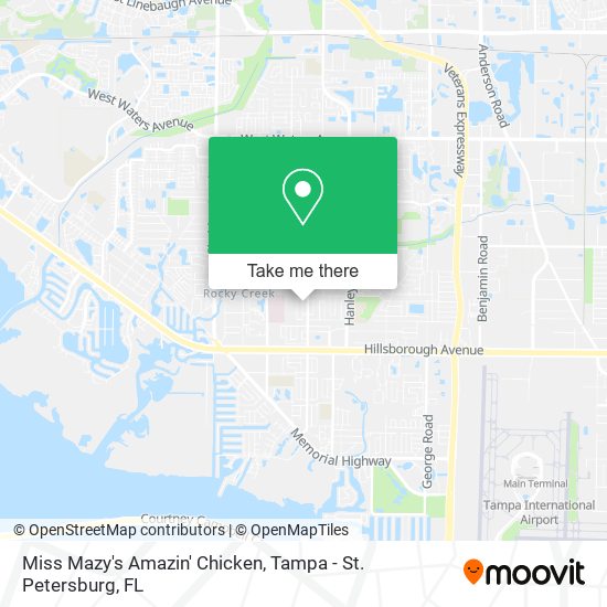 Miss Mazy's Amazin' Chicken map