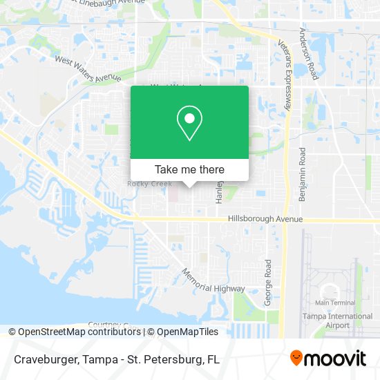 Craveburger map