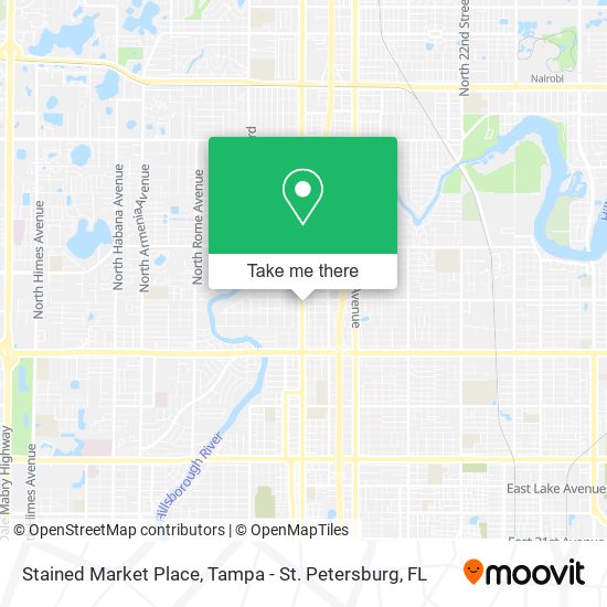 Stained Market Place map