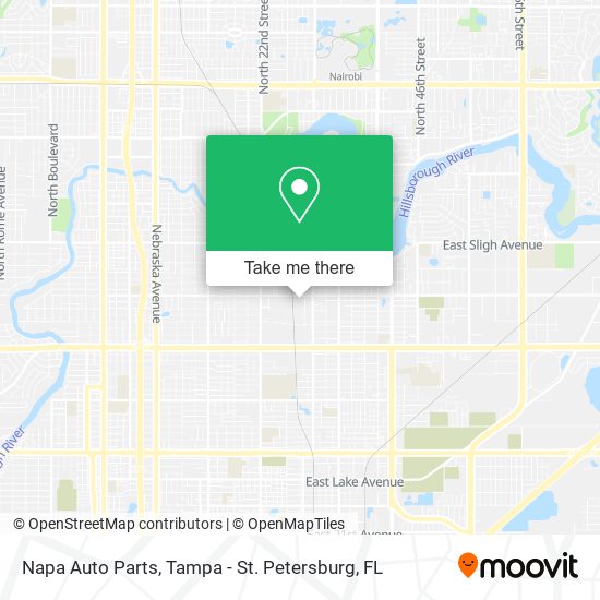 Napa Auto Parts map