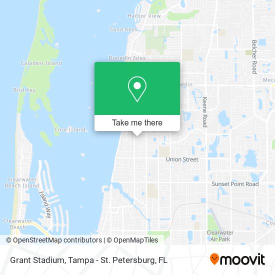 Grant Stadium map