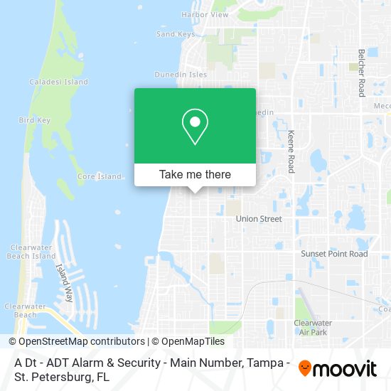 A Dt - ADT Alarm & Security - Main Number map