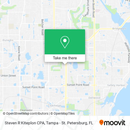 Steven R Kiteplon CPA map