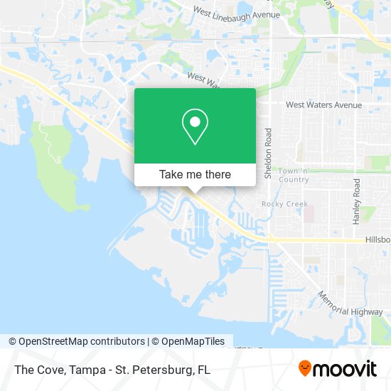 The Cove map