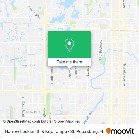 Mapa de Harrow Locksmith & Key
