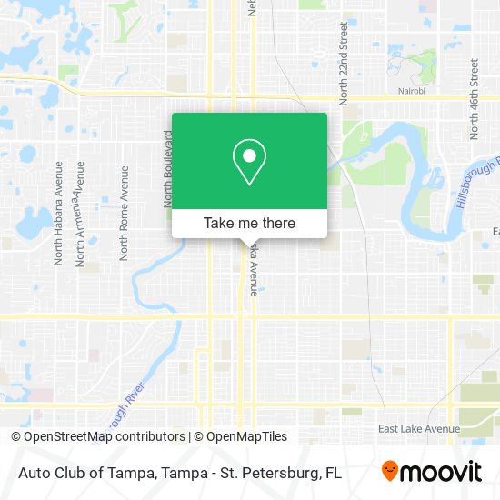 Auto Club of Tampa map