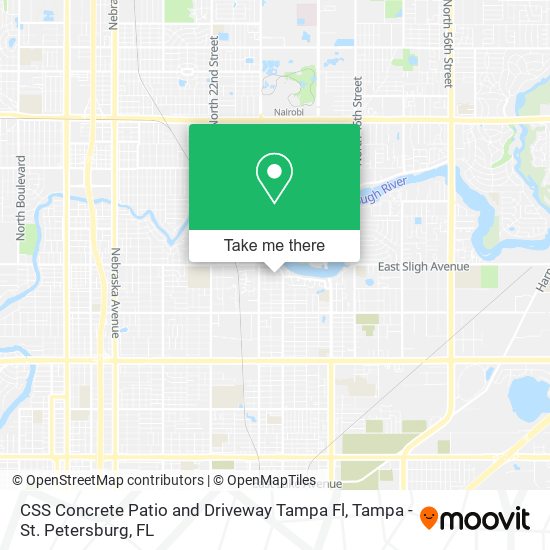CSS Concrete Patio and Driveway Tampa Fl map