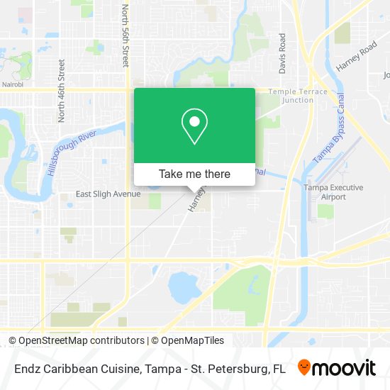 Endz Caribbean Cuisine map
