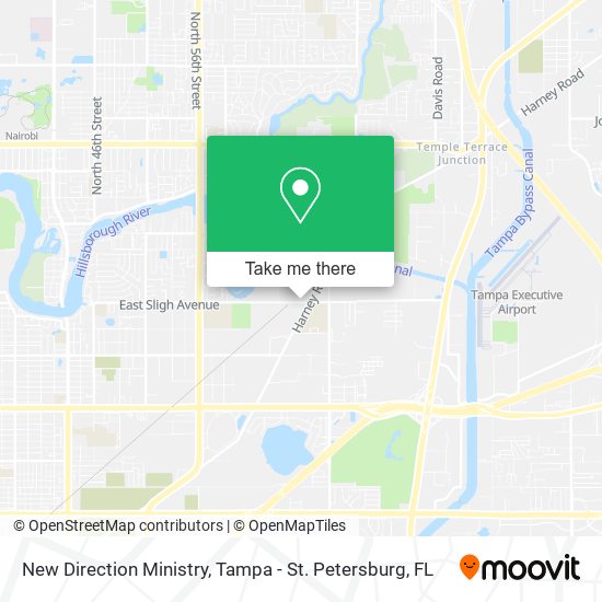 Mapa de New Direction Ministry