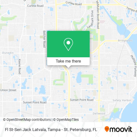 Fl St-Sen Jack Latvala map