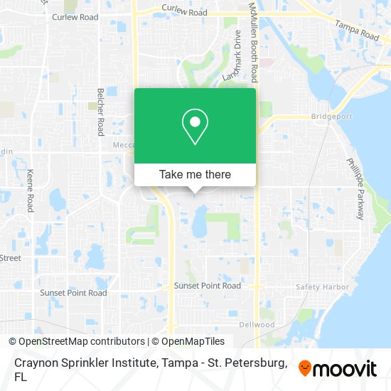 Mapa de Craynon Sprinkler Institute