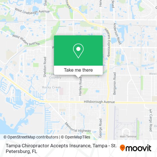 Tampa Chiropractor Accepts Insurance map