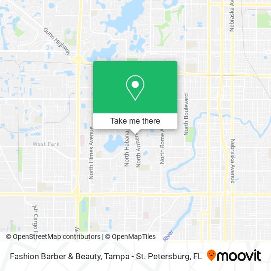 Mapa de Fashion Barber & Beauty