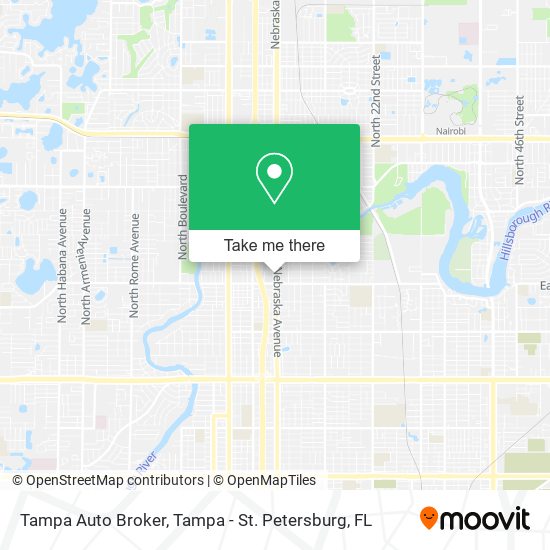 Tampa Auto Broker map